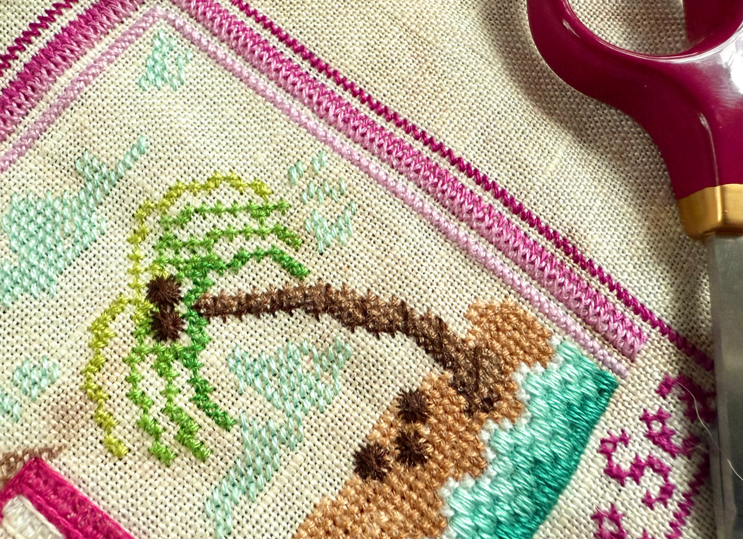The Pink Cottage Sampler
